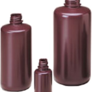 Nalgene™ Packaging Bottles, HDPE, Narrow-Mouth, with Screw Caps, Thermo Scientific