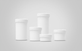 Screw lid, for 1500-2500mL Packo container. WHITE. CurTec