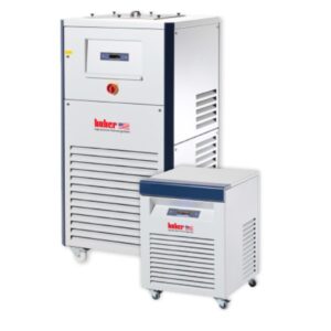 Chiller with air-cooled refrigerating unit and circulation pump.