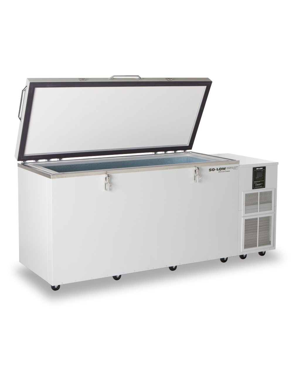 Chest style Ultra-Low Temperature Freezers are designed for a variety of uses including shrink fitting, and ultra cold storage of product down to -85°C. The chest freezer style allows for efficient storage. Freezer Sizes range from 3 to 27 cubic feet capacities.