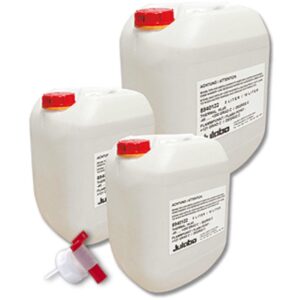 JULABO Thermal C20S stabilized heat transfer fluid: Brown, 20cSt (centistoke) silicone fluid for use in open bath heating temperature control units.