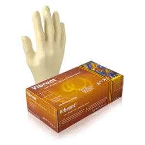 Aurelia™ Vibrant™ Powder Free Latex Examination Gloves are the most popular Powder-Free Latex in the Aurelia Range. Single chlorination reduces Latex protein content and the Micro-Textured finish provides excellent grip.